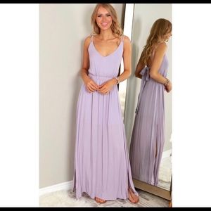 Lavender maxi dress